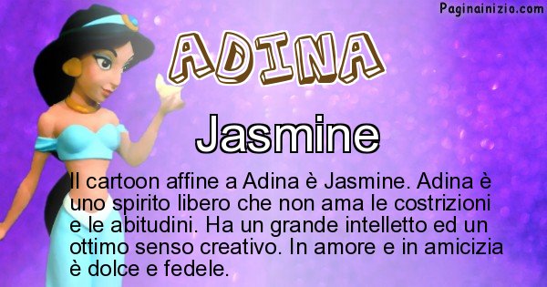 Adina - Personaggio dei cartoni associato a Adina