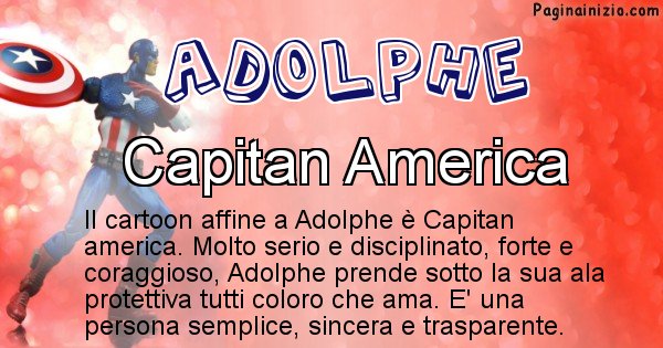 Adolphe - Personaggio dei cartoni associato a Adolphe