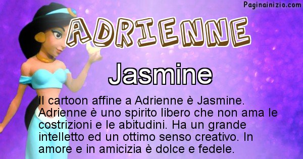 Adrienne - Personaggio dei cartoni associato a Adrienne
