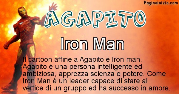 Agapito - Personaggio dei cartoni associato a Agapito