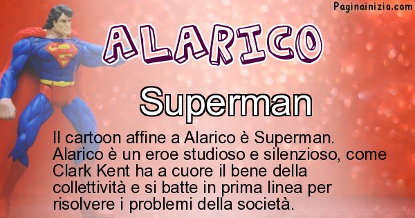 Alarico - Personaggio dei cartoni associato a Alarico