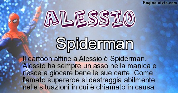 Alessio - Personaggio dei cartoni associato a Alessio