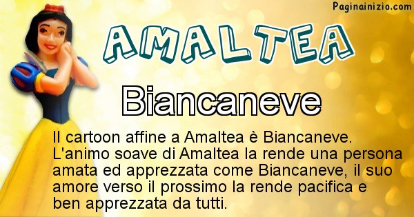 Amaltea - Personaggio dei cartoni associato a Amaltea