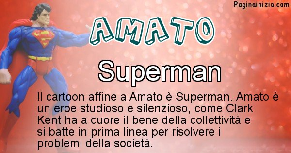 Amato - Personaggio dei cartoni associato a Amato