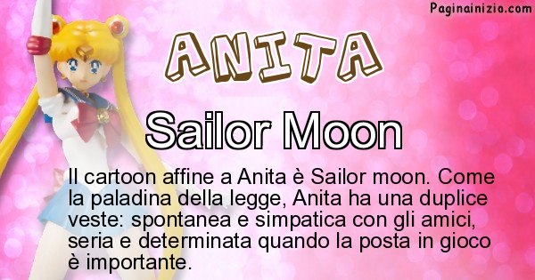 Anita - Personaggio dei cartoni associato a Anita