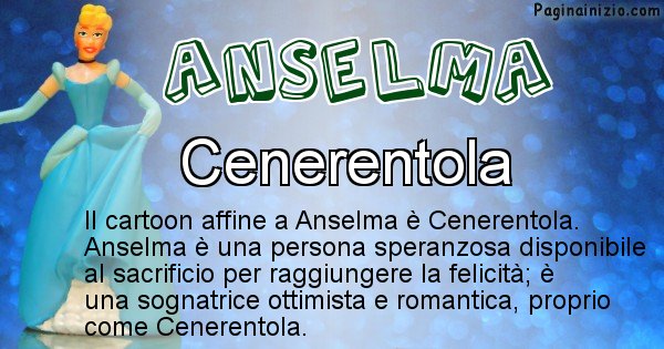 Anselma - Personaggio dei cartoni associato a Anselma