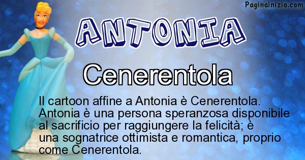 Antonia - Personaggio dei cartoni associato a Antonia