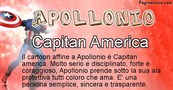 Apollonio - Personaggio dei cartoni associato a Apollonio