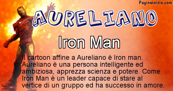 Aureliano - Personaggio dei cartoni associato a Aureliano