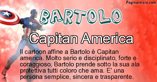 Bartolo - Personaggio dei cartoni associato a Bartolo