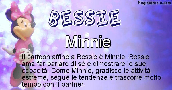 Bessie - Personaggio dei cartoni associato a Bessie