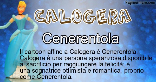 Calogera - Personaggio dei cartoni associato a Calogera