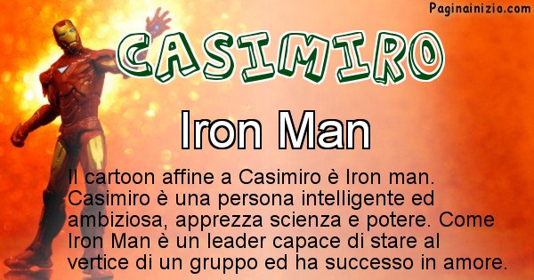 Casimiro - Personaggio dei cartoni associato a Casimiro