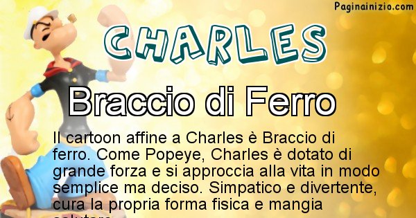 Charles - Personaggio dei cartoni associato a Charles
