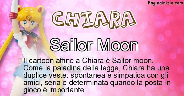 Chiara - Personaggio dei cartoni associato a Chiara