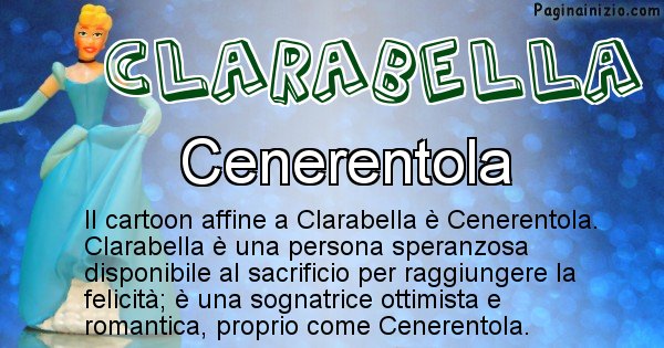 Clarabella - Personaggio dei cartoni associato a Clarabella