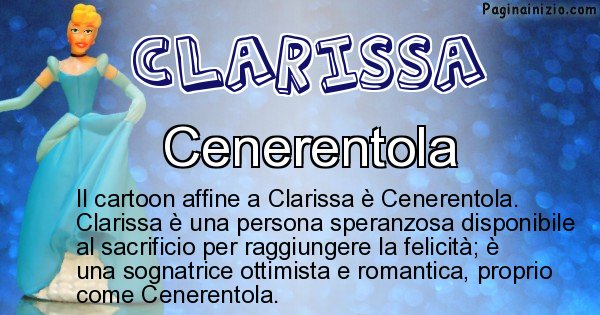 Clarissa - Personaggio dei cartoni associato a Clarissa