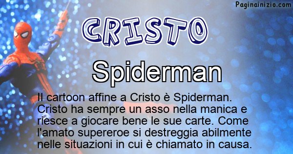 Cristo - Personaggio dei cartoni associato a Cristo