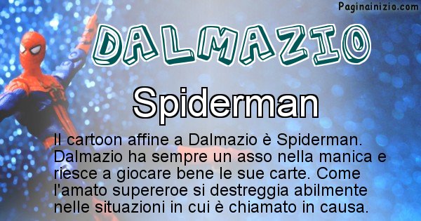 Dalmazio - Personaggio dei cartoni associato a Dalmazio