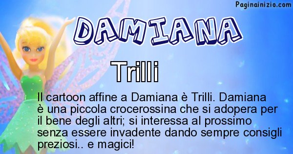 Damiana - Personaggio dei cartoni associato a Damiana