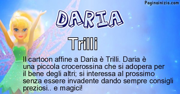 Daria - Personaggio dei cartoni associato a Daria