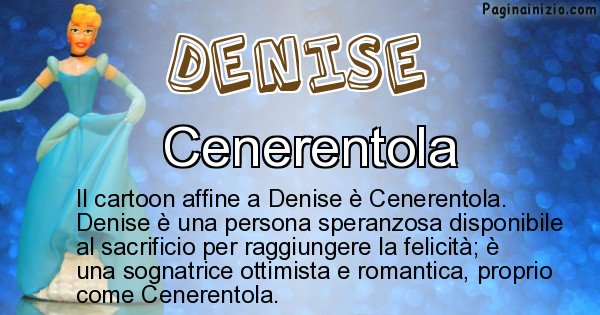 Denise - Personaggio dei cartoni associato a Denise