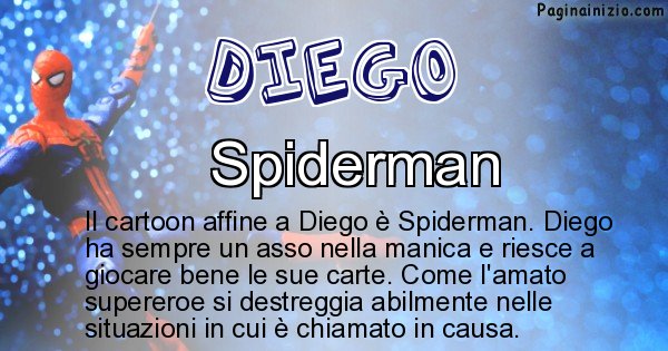 Diego - Personaggio dei cartoni associato a Diego