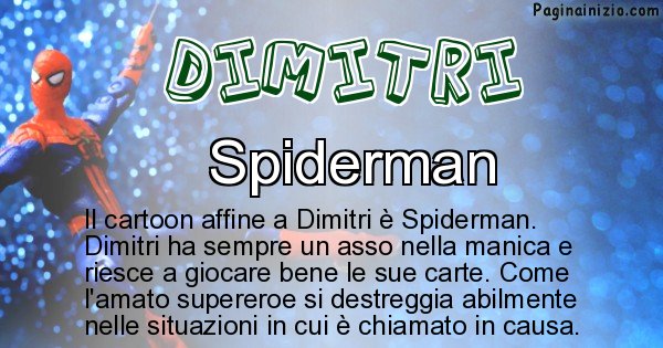 Dimitri - Personaggio dei cartoni associato a Dimitri