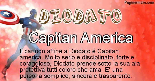 Diodato - Personaggio dei cartoni associato a Diodato