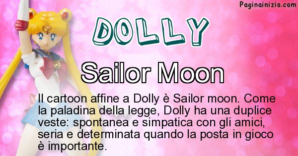 Dolly - Personaggio dei cartoni associato a Dolly