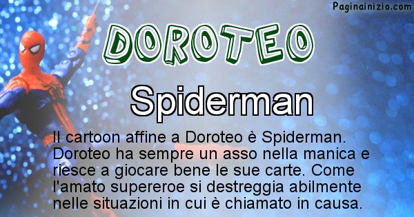 Doroteo - Personaggio dei cartoni associato a Doroteo