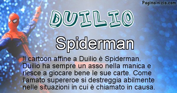 Duilio - Personaggio dei cartoni associato a Duilio