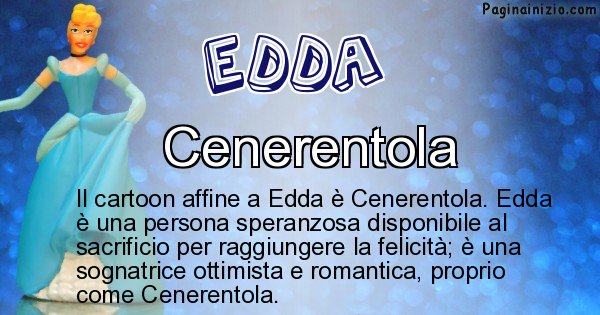 Edda - Personaggio dei cartoni associato a Edda