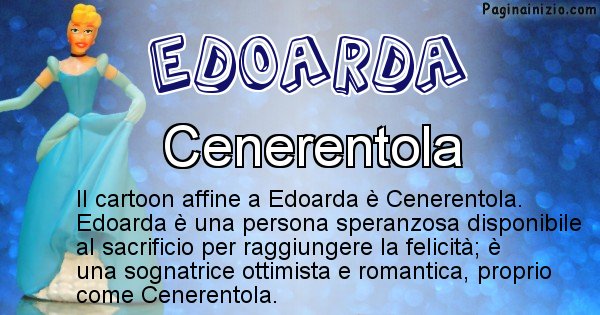 Edoarda - Personaggio dei cartoni associato a Edoarda