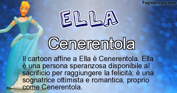 Ella - Personaggio dei cartoni associato a Ella