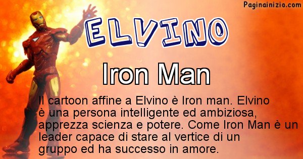 Elvino - Personaggio dei cartoni associato a Elvino