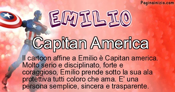 Emilio - Personaggio dei cartoni associato a Emilio