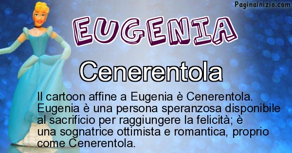 Eugenia - Personaggio dei cartoni associato a Eugenia