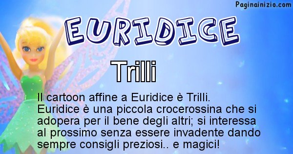 Euridice - Personaggio dei cartoni associato a Euridice