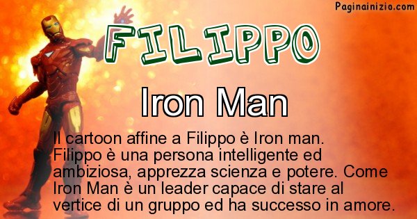 Filippo - Personaggio dei cartoni associato a Filippo