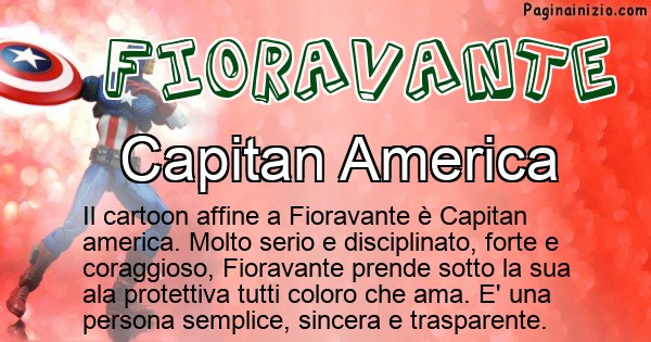 Fioravante - Personaggio dei cartoni associato a Fioravante