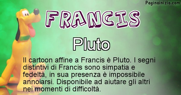 Francis - Personaggio dei cartoni associato a Francis
