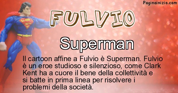 Fulvio - Personaggio dei cartoni associato a Fulvio