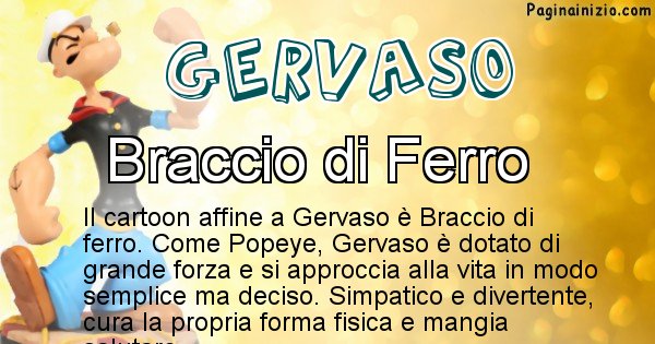 Gervaso - Personaggio dei cartoni associato a Gervaso