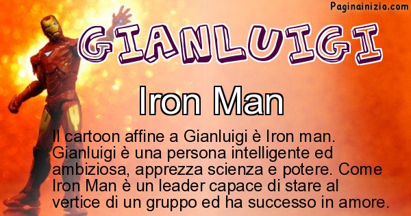 Gianluigi - Personaggio dei cartoni associato a Gianluigi