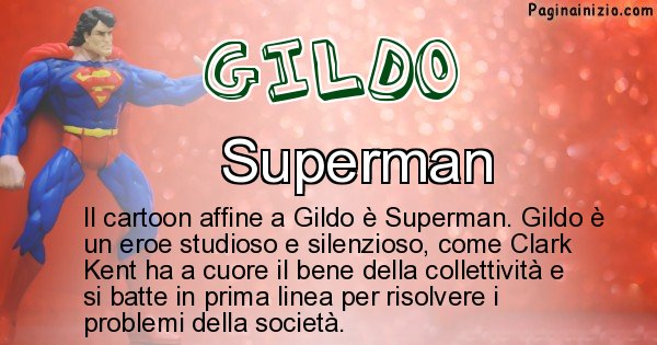 Gildo - Personaggio dei cartoni associato a Gildo