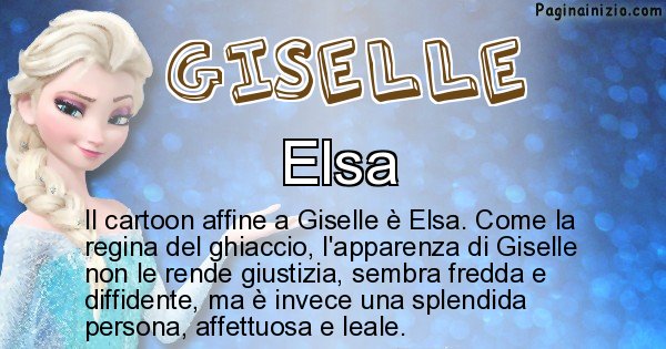 Giselle - Personaggio dei cartoni associato a Giselle