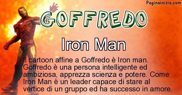 Goffredo - Personaggio dei cartoni associato a Goffredo