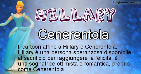 Hillary - Personaggio dei cartoni associato a Hillary
