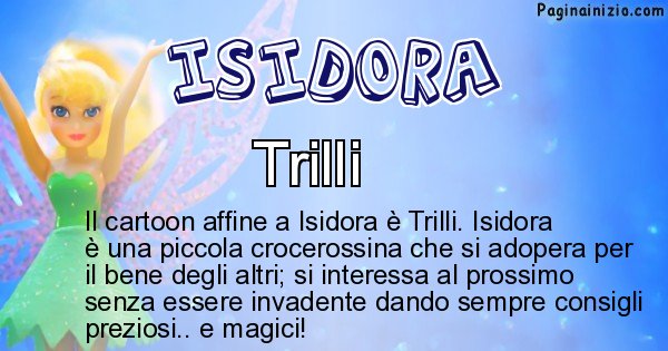 Isidora - Personaggio dei cartoni associato a Isidora